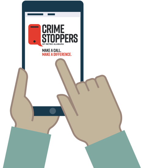 crime stoppers make a call graphic art